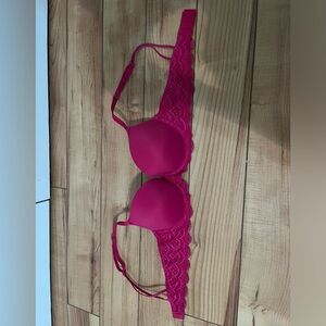 Auden Vibrant Pink Lace Bra